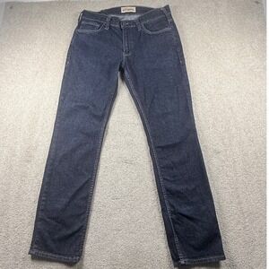 Silver Jeans Co. The Slim Jeans Mens 33x32 Dark Indigo Excellent M93901AUM407
